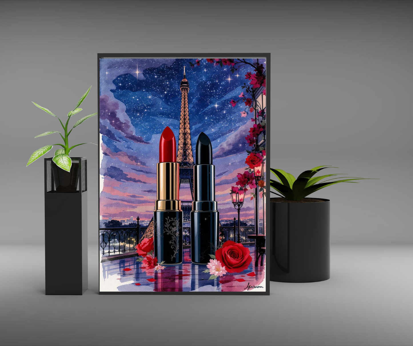 Elegant 3-Pack Paris Digital Poster Decor | Stylish Wall Art for Your Home & Office | Paris digital poster wall art for home decor
